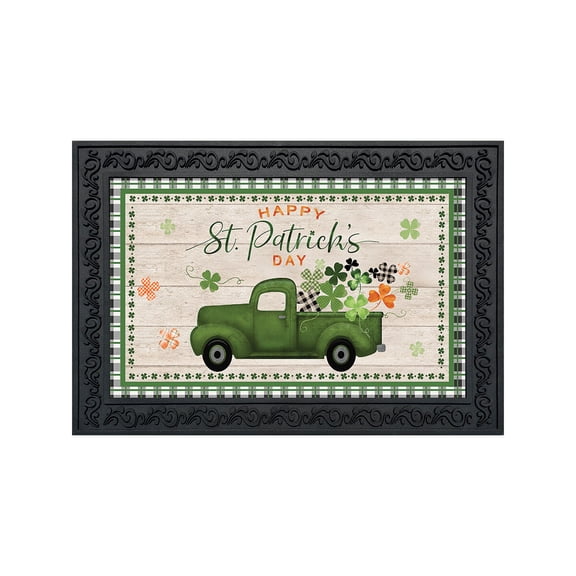 Briarwood Lane St. Patrick's Day Doormat 30x18 Indoor Outdoor St Pat's Pickup Holiday For St. Patrick's Day Doormat