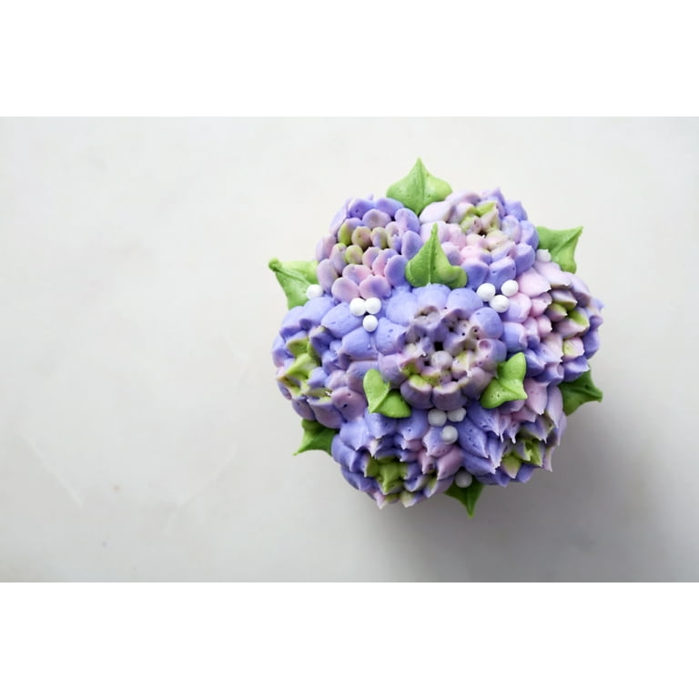 Blue Hydrangea Cupcakes Wilton 2d Tip Hydrangea Hydrangea Wilton