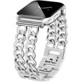 thumbnail image 1 of Watch Bands JR.DM Silver Cowboy Steel para Apple Watch 38-42 mm, 1 of 8