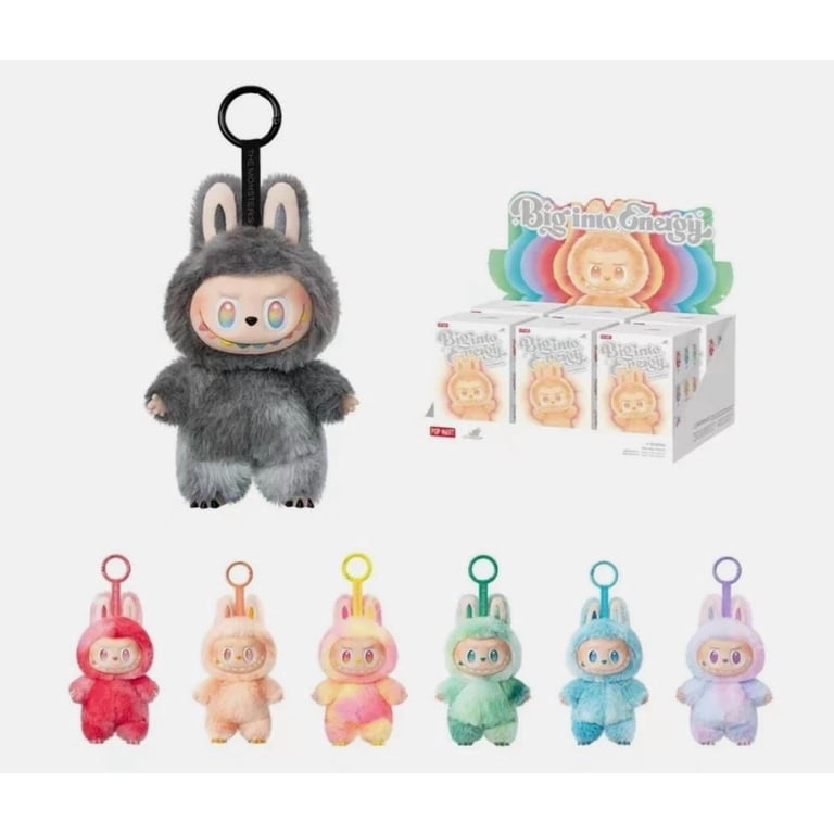 ぬいぐるみ LABUBU THE MONSTERS Big into Energy x4 Pop Mart - The Monsters Labubu Big into Energy Plush Blind Box