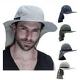 thumbnail image 2 of Windfall Men Sun Hat with UV Protection Wide Brim Hike Cap w/Neck Flap Cover, 2 of 2