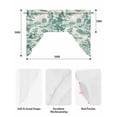 thumbnail image 6 of Green Garden Retro Kitchen Swag Valances for Windows, Modern Art Building Tree Boat Swag Valances Curtains for Living Room, Rod Pocket Window Treatments for Bathroom, Bedroom, Cafe, 56"x36", 6 of 6