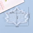 thumbnail image 3 of Molde epoxi Lotus Coaster molde de silicona for manualidades y decoración del hogar, 3 of 3