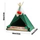 thumbnail image 3 of Ganfancp Árbol de Navidad Gatos Perrera Perrera Perro Mascota Año Nuevo Vacaciones de Invierno Cálido Semi Cerrado Gatos Casa Perrera Cama Espesado Ofertas Del Día 1*Tienda 1*Manta 4 Palos, 3 of 6