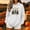 White, variant on Molidfa Womens Retro Ghost Hoodie Pumpkin Patch Graphic Oversized Pullover Sweatshirt