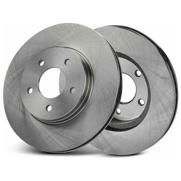 Brake Rotor Set 2 - Compatible with 2005 - 2006 Chevy Equinox Sport Utility 4-Door 3.4L V6 GAS