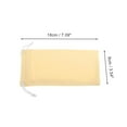 thumbnail image 4 of Unique Bargains 1 Pc Drawstring Eyeglass Pouch Soft Eyeglasses Storage Beige, 4 of 5