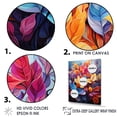 thumbnail image 3 of Designart "Leaves Of Luminous Colors I" Leaves Floater Framed Wall Art Prints, 3 of 5