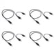 thumbnail image 1 of 4X Doble USB 2.0 Macho A Estándar B Macho Y Cable 80cm para Impresora Y Escáner Y Unidad de Disco Duro Externa, 1 of 5
