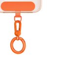 thumbnail image 1 of Daily Mix Store Thin Metal Phone Tether Tab With Spring Card Lanyard Replacement Card D3G7 Cellphone Universal Strap Clip Lost, 1 of 9