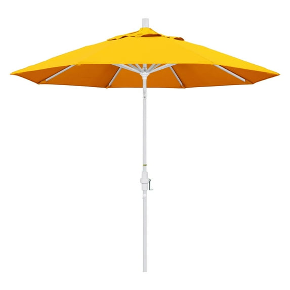 California Umbrella 9 ft. Sunbrella Aluminum Single Vent Tilt Market Umbrella