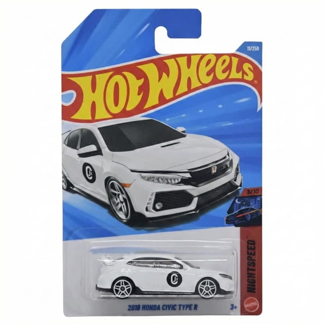 Vehículo de juguete fundido a presión Hot Wheels 2018 Honda Civic Type R