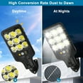 thumbnail image 5 of 2 Pack Solar Street Light, 1600W LED Motion Sensor Solar Street Lights for Outside, Waterproof Solar Outdoor Flood Lights with Remote Control, 5 of 6