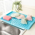 thumbnail image 4 of ITFABS Plastic Drain Pan Rack Bowl cup Storage Rack Dish Drainer Drip Tray, 4 of 9