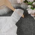 thumbnail image 6 of Gaexia Girls Dresses ,Girls Summer Dresses Casual Flutter Sleeve Chiffon Dress For Toddlers Kids Comfortable Elastic Waist Party Outfit (White,2-3 Years), 6 of 7