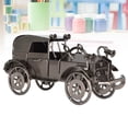 thumbnail image 5 of Modelo de coche antiguo de hierro, modelo clásico de coche de juguete para decoración de mesa (gris plateado), 5 of 5