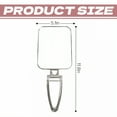 thumbnail image 3 of ACDANC Style1 Hand Mirror - 11.8"×5.1"×0.8" Square Foldable Small Handle Mirror, 3 of 7