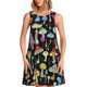 thumbnail image 1 of Balery Bright Mushrooms Vestidos de verano para mujer con estampado: vestido holgado sin mangas, vestido playero informal y cómodo para días calurosos., 1 of 7