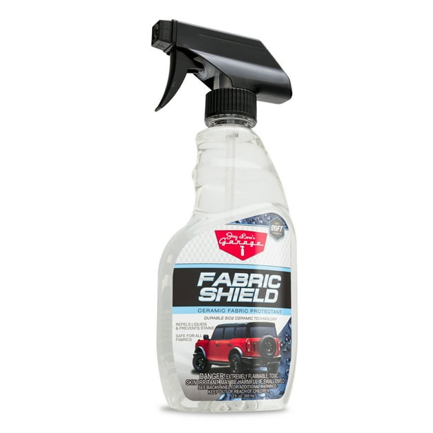 Jay Leno's Garage Fabric Shield (12 oz) Ceramic Fabric Protectant and Stain Repellant