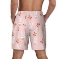 thumbnail image 2 of Rocae Rabbit And Cherry for Men's Swim Trunks Quick Dry With Two Side Pockets and One Lined Patch PocketXX-Large, 2 of 9