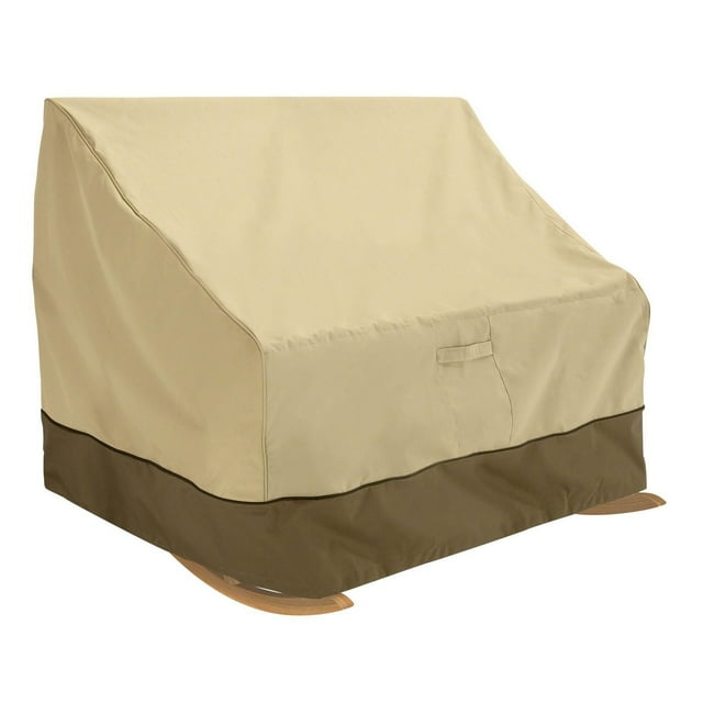 Classic Accessories Veranda Double-Wide Patio Rocking Chair Cover - Durable and Water Resistant Outdoor Furniture Cover (55-874-011501-00)