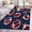 Mutli, variant on 3'x5' Area Rugs, Red Blue Fruit Indoor Outdoor Area Rug for Living Room Bedroom, Summer Fruits Geometric Art Washable Bathroom Rugs Kitchen Floor Carpet Mats Home Decor Aesthetic