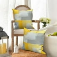 thumbnail image 3 of DaShan Yellow Abstract Pillow Cover 18x18 Set of 2,Modern Geometry Decorative Pillow Cases Couch Cushion for Bedroom Home Decor, 3 of 6