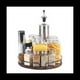 thumbnail image 2 of Organizador Giratorio de Madera Antideslizante para Gabinete, Despensa, Encimera de Cocina, Refrigerador, Especiero, Negro Carbonizado, 2 of 7