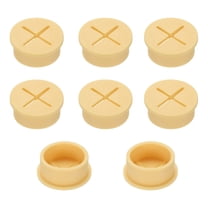 Uxcell Wire Rubber Grommets Desk Grommet Cable Grommet Hole Cover Cord Organizer Cable Pass Through for Office Home Table Yellow 4/5 Inch