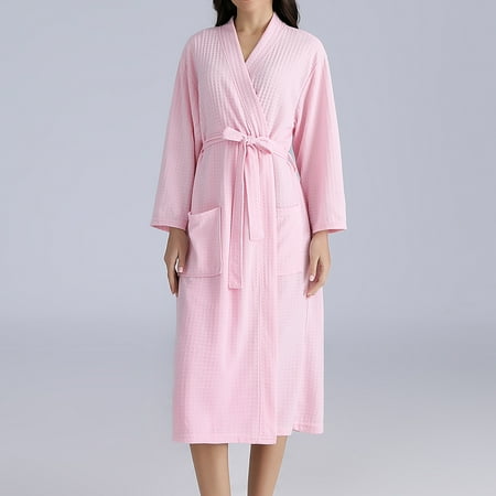 

Aueoe Long Sleeve Nightgowns For Women Sleep Shirts For Women Women s Winter Warm Nightgown Couple Bathrobe Men And Women Autumn And Winter Nightgown Clearance