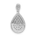 thumbnail image 3 of Finest Gold 14K White Gold 0.25 CTW Diamond Fancy Teardrop Pendant, 3 of 4