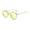 Silver yellow, variant on Womens Aviator Sunglasses Gradient Lens Ocean Tinted Alloy Frame Polycarbonate Metal Summer Glasses for Round, Long, Square, and Oval Faces