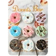 thumbnail image 4 of Last Chance 1 × Shelf,Donut Display Stand Donut Support Display Stand Birthday Holiday Donut Wooden Donut Board White, 4 of 5