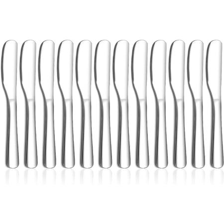 Stainless Steel Butter , Butter Spreader, Butter , Butter Spreader for Kitchen Restaurant Party, Kitchen Gadgets, Set of 12