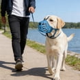 thumbnail image 3 of Dog Muzzle Large Dogs Outdoor Walking AntiBiting AntiBarking Muzzle Breathable Comtable Pet Mouth Guard Must Have Training Play, 3 of 6