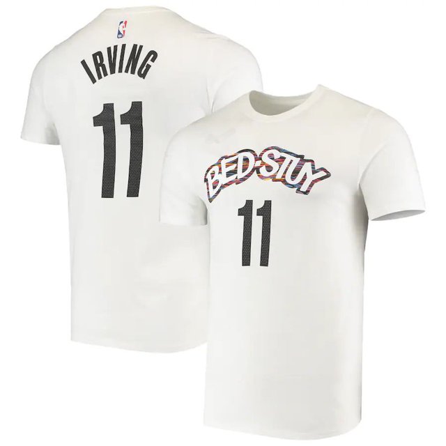 NBA Kyrie Irving Brooklyn Nets City Edition Name "Number T-shirt"