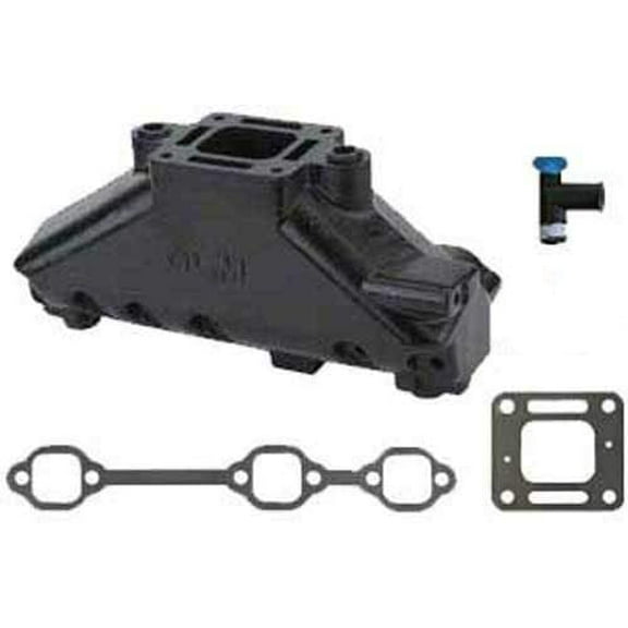 Cast Iron Exhaust Manifold for Mercruiser 4.3 V6 Engines 1983-2002, Replaces Part Numbers 99745, 99746, 99746A8, 99746A17 by FASWORX