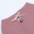 thumbnail image 6 of WCMZJ Striped Linen Pants Women Linen Capri Pants Lightweight Spring Summer Pants for Women 2025 Ladies Pinstripe Pants Pink 2XL, 6 of 8
