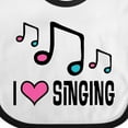 thumbnail image 4 of Inktastic Choir Singer Music I Love Singing Girls Baby Bib, 4 of 4