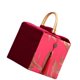 thumbnail image 2 of Caja de regalo portátil, caja de recuerdo, cesta de embalaje para regalo, bolsa de golosinas elegante y versátil. rojo, 2 of 9