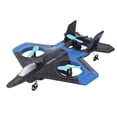 thumbnail image 2 of Drones RC aviones portátiles de control remoto epp, con luces LED de color y hélices de repuesto, regalos para juguetes infantiles batería única azul, 2 of 10