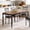 Rustic Brown, variant on 78" Modern Dining Table with Heavy-Duty Metal Legs, Farmhouse Kitchen Table for 6-8 Family, Gray Wood Top with Spindle Design for Dining Room, Home Office, Apartment