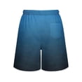 thumbnail image 5 of PNTUTB Fashionable Shorts for Men Casual Shorts Gradient Elastic Waistband Drawstring Lining Quick-Dry Fabric Loose Comfortable Beach Shorts with Pockets, 5 of 7