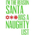 thumbnail image 3 of CafePress - Naughty List Mugs - 15 oz Ceramic Large White Novelty Mug, 3 of 4