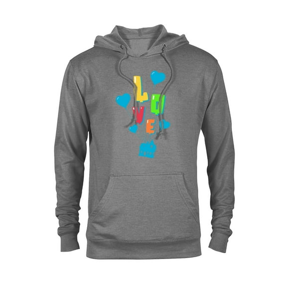 Disney and Pixar’s Up Love Balloons - Pullover Hoodie for Adults - Customized-Graphite Heather