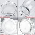 thumbnail image 5 of ACDANC 6Pcs/6oz Glass Yogurt Jars with Lids,Pudding Glass Jars,Mini Yogurt Dessert Clear Glass Jar,Container for Jello/Honey/Jam/Mousse/Cake/Milk,Party,Gift, 5 of 7