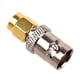 thumbnail image 2 of 4X Adaptador Conector SMA Macho Dorado A BNC Hembra Plateado, 2 of 3