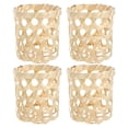 thumbnail image 1 of ColoMX 4 portavasos tejidos a mano, portavasos para bebidas, portavelas, portavasos tejido a mano, 1 of 8