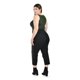 thumbnail image 3 of Pantalon Capri con cierre Roman Fashion /Tallas Extras, 7250 (Negro) negro 42, 3 of 7