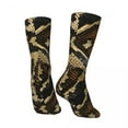 thumbnail image 4 of Snake Snakeskin Stockings Python Skin Print Custom Kawaii Socks Autumn Anti Skid Socks Wom, 4 of 7